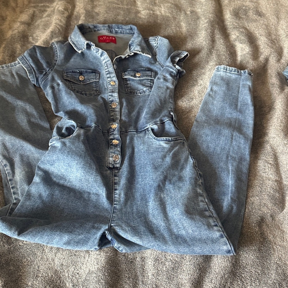 GUESS Women's Blue Denim jumpsuit S - Picture 4 of 7